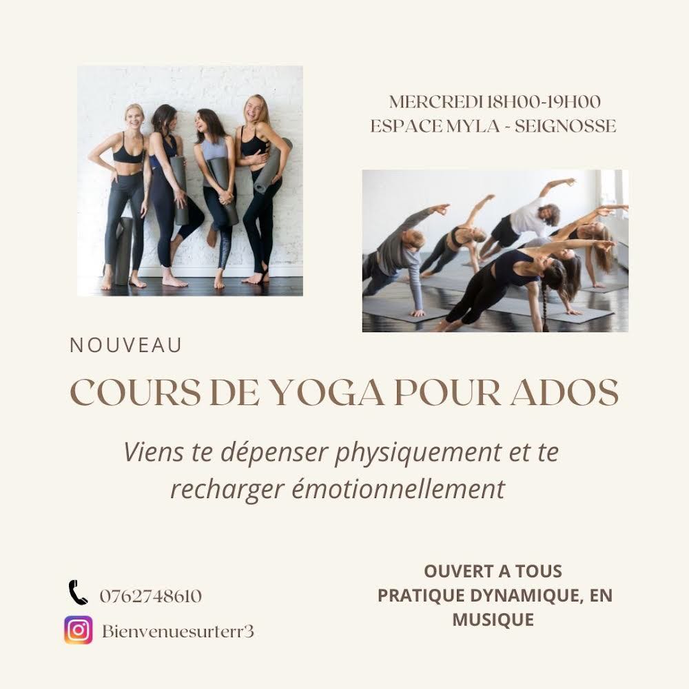 Yoga class flyer